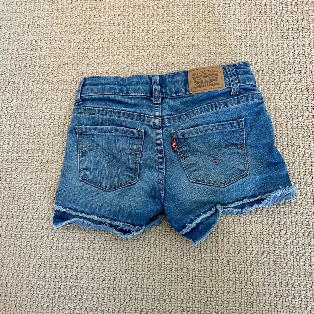 Bundle of Girls Levi’s Cut Off Jean Shorts